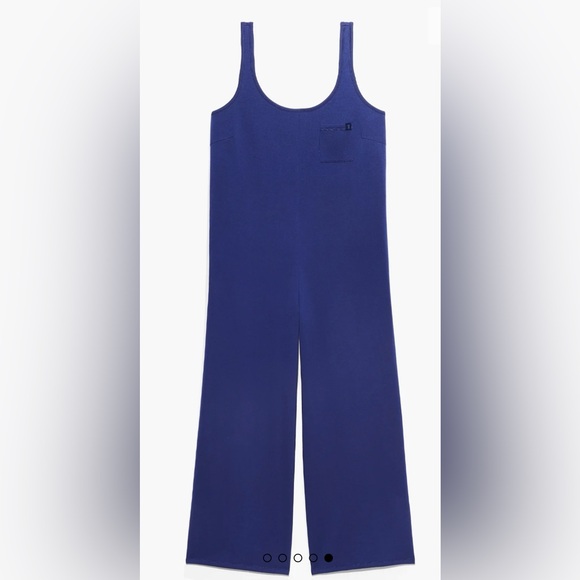Savage X Fenty Xssential Relaxed Jumpsuit Royal Boss Blue - Picture 2 of 6